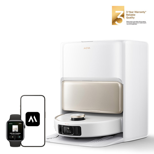 api-rest-00ed29448a7522f610cac04d7b9ea7e0-assets-6ac8eb36e14319688573a6d39b071c97-preview-sgmConversionBaseFormat-sgmEbayProductFormat MOVA Tech Mova V50 Ultra Complete VIU, Robot Aspirapolvere Lavapavimenti Intelligente con Navigazione FlexiRise™, Potenza di Aspirazione 24.000Pa, Moc