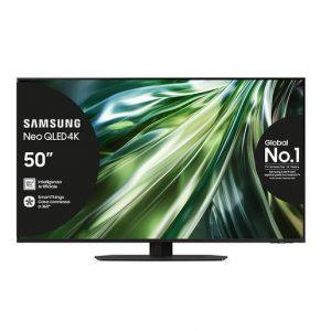 Samsung Smart TV 50” QE50QN90DATXZT Neo QLED 4K Mini LED Titan Black 2024, Processore NQ4 AI GEN2, Tecnologia Quantum Matrix, Neo Slim Design, Dolby Atm