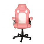 Xtreme MX12 KOR Sedia da gaming per PC Seduta imbottita Rosa, Bianco