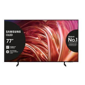 Samsung TV OLED 4K 77” QE77S85DAEXZT Smart TV Wi-Fi Graphite Black 2024, Processore NQ4 AI GEN2, Self-illuminating pixels, Contour Design, Dolby Atmos - |||||||