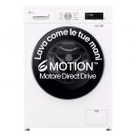 LG F4NX1009NWK Lavatrice smart 9kg, Classe A, 1400 giri, 6 Motion, Allergy Care, Bianca