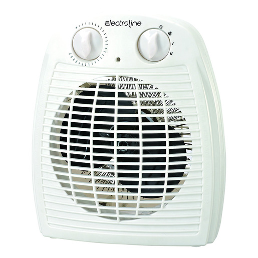ELECTROLINE-FHE221-giftbox-4500339514 Electroline FHE221 stufetta elettrica Interno Bianco 2000 W Riscaldatore ambiente elettrico con ventilatore