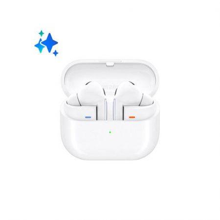 buds3 Pro_ WHITE_dettaglio Samsung Galaxy Buds3 Pro Auricolari AI in-ear True Wireless, Speaker a 2 vie, Audio Hi-Fi, Impermeabilità IP57, White