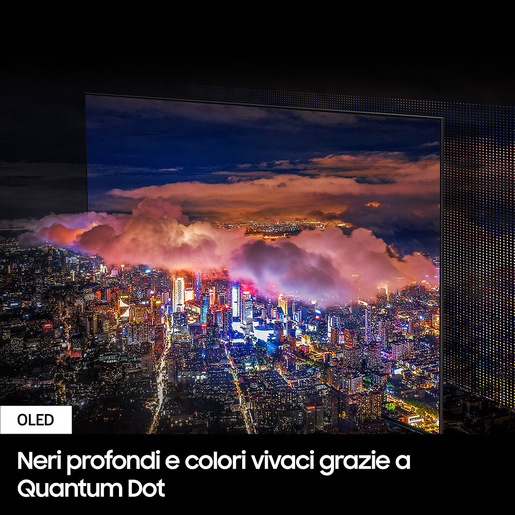 Samsung Series 9 TV QE77S90CATXZT OLED 4K, Smart TV 77'' Processore Neural Quantum 4K, Dolby Atmos e OTS Lite, Titan Black 2023