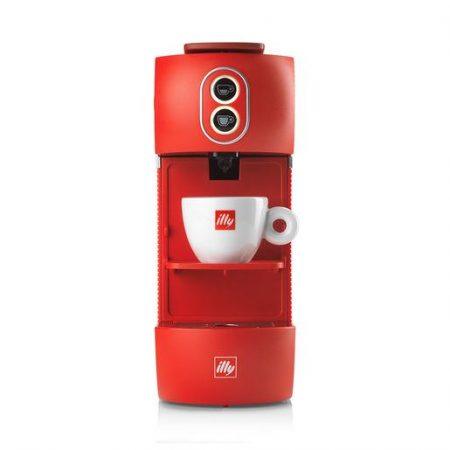 20216 macchina E.S.E. vista frontale Illy Macchina Easy Cialde E.S.E. Rossa
