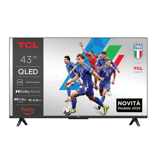 TCL T6C Serie Smart TV QLED 4K 43'' 43T6C, Dolby Vision & Atmos, HDR10+, Fire TV