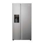 Haier SBS 90 Serie 5 HSR5918DIMP frigorifero side-by-side Libera installazione 511 L D Platino, Acciaio inox