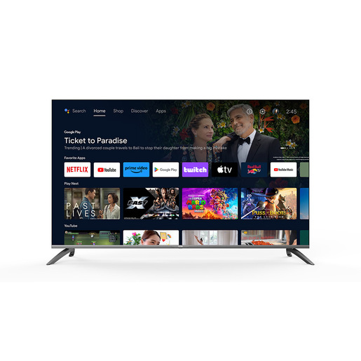 IOPLEE IOP55QA11 TV 139,7 cm (55'') 4K Ultra HD Smart TV Wi-Fi Grigio 250 cd/m²