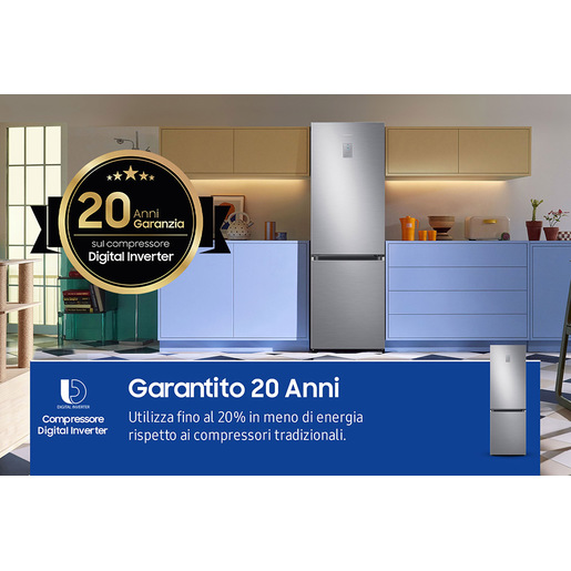 api-rest-00ed29448a7522f610cac04d7b9ea7e0-assets-bf2a27eeb7f5feaa0374ce420c169d13-preview-sgmConversionBaseFormat-sgmEbayProductFormat Samsung RB34C775CS9 frigorifero Combinato EcoFlex AI 1.85m 344L Libera installazione con congelatore Wifi 1,85m 344 L con rivestimento in acciaio inox