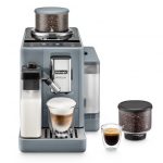 De’Longhi Rivelia - Macchina Automatica per Caffè in Chicchi, 16 Bevande one touch, Display touch, Grigio (EXAM440.55.G)