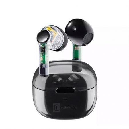 Cellularline FINE Auricolari Bluetooth® dal design originale e dalle finiture trasparenti