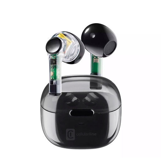 Cellularline FINE Auricolari Bluetooth® dal design originale e dalle finiture trasparenti