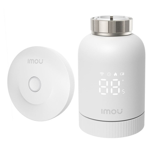 api-rest-00ed29448a7522f610cac04d7b9ea7e0-assets-c9def0c1ffd2ef9cd8088daeb6e9d760-preview-sgmConversionBaseFormat-sgmEbayProductFormat Imou Kit Termostato. Comprende hub ZG2-EU e valvola TRV1, La valvola TRV1 viene fornita con 6 adattatori di montaggio, rilevamento finestra aperta, pr