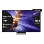 Samsung OLED AI TV 77'' QE77S90FAEXZT 4K, Processore NQ4 AI Gen3, 4K AI Upscaling Pro, Schermo antiriflesso, OLED HDR, Dolby Atmos & OTS Lite, Laser Slim