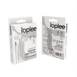 IOPLEE Auricolare In-ear a filo con connettore Jack 3.5 mm - Bianco