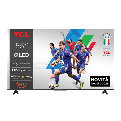TCL T6C Serie Smart TV QLED 4K 55'' 55T6C, Dolby Vision & Atmos, HDR10+, Fire TV