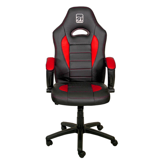 Xtreme 90557 sedia per videogioco Sedia da gaming per PC Seduta imbottita Nero, Rosso