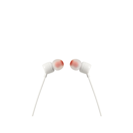 JBL Tune 110 Auricolare Cablato In-ear MUSICA Bianco