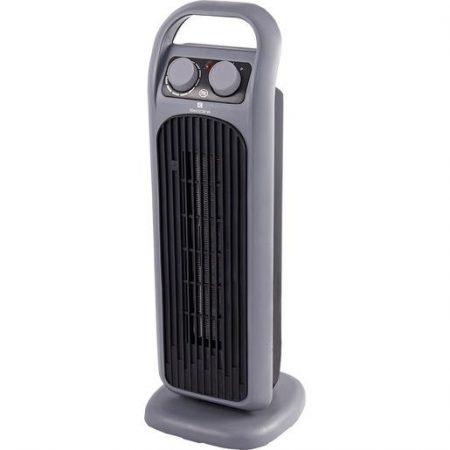 Electroline CTHE208 stufetta elettrica Interno Grigio 2000 W Riscaldatore ambiente elettrico con ventilatore