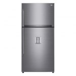 LG GTF916PZPED Frigorifero doppia porta maxi, Classe E, 592L, Wi-Fi, Dispenser acqua, Inox