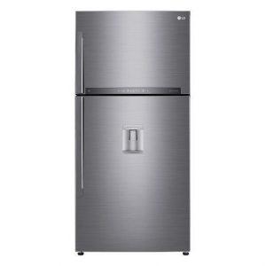 LG GTF916PZPED Frigorifero doppia porta maxi, Classe E, 592L, Wi-Fi, Dispenser acqua, Inox