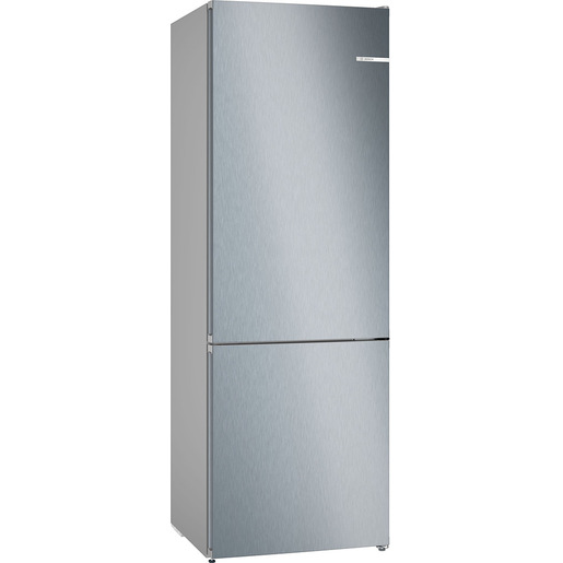 Bosch Serie 4 KGN492LDF Frigorifero Combinato da libera installazione 203 x 70 cm Metal look Classe D