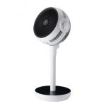 Electroline AC0831KL stufetta elettrica Interno Nero, Bianco 1800 W Riscaldatore ambiente elettrico con ventilatore