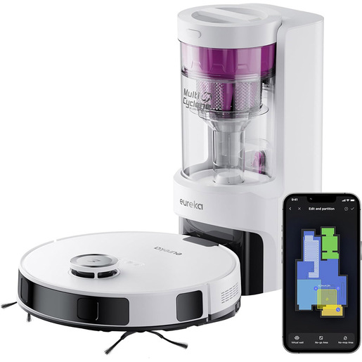 api-rest-00ed29448a7522f610cac04d7b9ea7e0-assets-e745a741827bf6b932dab9208127dddf-preview-sgmConversionBaseFormat-sgmEbayProductFormat Eureka NERE10s Robot Aspirapolvere Lavapavimenti con Stazione, Pulizia Senza Sforzo per 45 Giorni, 4000Pa, Raccolta Automatica della Polvere, Autonomi