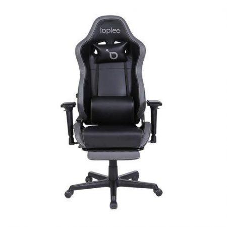 IOPLEE HC7009X sedia per videogioco Poltrona per gaming Seduta imbottita Nero, Grigio