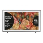 Samsung TV QLED 4K 55'' QE55LS03DAUXZT Smart TV Wi-Fi Black 2024, Matte Display, Processore Quantum 4K, Modern Frame Design, Dolby Atmos