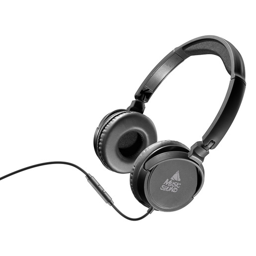 Music Sound Color Foldable Jack 3.5 Cuffie on-ear a filo, con connettore Aux 3.5 e microfono