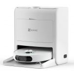EZVIZ RS2 Aspirapolvere lavapavimenti robot con base di lavaggio automatica e telecamera di sicurezza, connesso con app