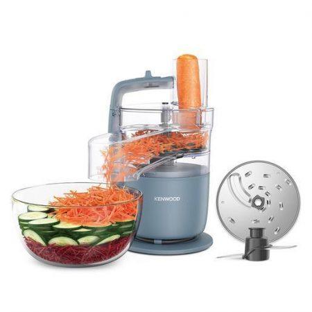 Kenwood MultiPro Go – Robot da cucina, Lama per tagliare e impastare, Disco reversibile,1,3L, 650W, Grigio (FDP22.130GY)