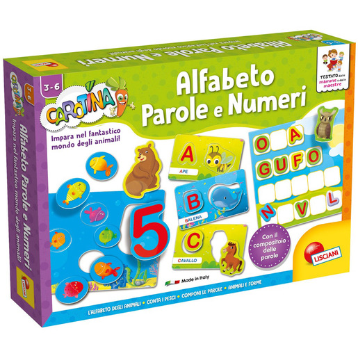 api-rest-00ed29448a7522f610cac04d7b9ea7e0-assets-1d4fbf7e1e20157cb40fca35aa4ef31e-preview-sgmConversionBaseFormat-sgmEbayProductFormat Lisciani Giochi 60184 - Gioco Carotina Maxi Alfabeto Parole e Numeri