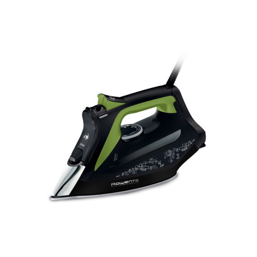 Rowenta DW6330 Eco Intelligence Ferro da stiro a secco e a vapore Microsteam 400 HD soleplate 2500 W Nero, Verde