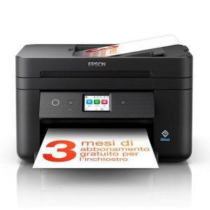 Epson WorkForce WF-2960DWF stampante multifunzione A4 getto d’inchiostro (stampa, scansione, copia), Display LCD 6.1 cm, ADF, WiFi Direct, AirPrint, 3