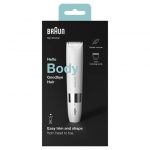 Braun Mini Rifinitore Corpo BS1000, Rifinitore Elettrico Corpo Uomo E Donna, Bianco
