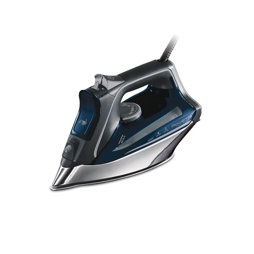 Rowenta Pro Master Ferro da stiro a secco e a vapore Microsteam 400 HD soleplate 2800 W Blu, Argento