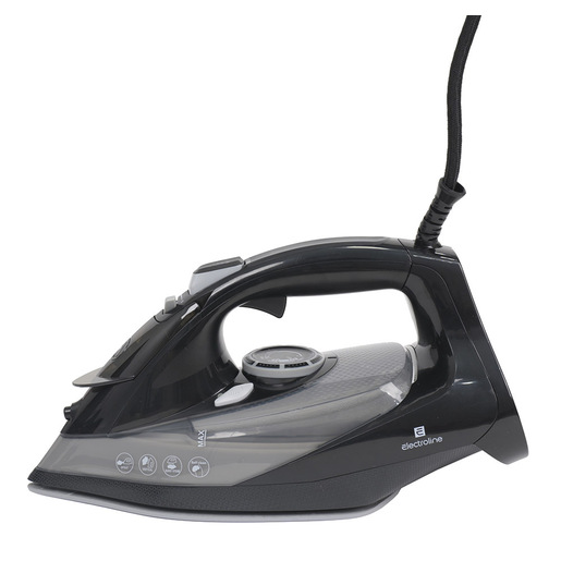 Electroline ELNEXTIRON581 ferro da stiro Ferro a vapore Piastra in Ceramica 2600 W Nero