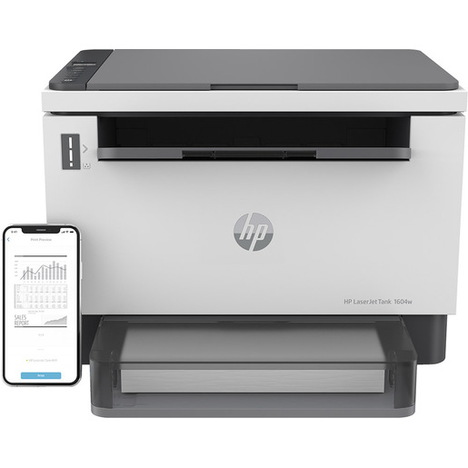 HP LaserJet Stampante multifunzione Tank 1604w, Bianco e nero, Stampante per Aziendale, Stampa, copia, scansione, Scansione verso e-mail Scansione ver