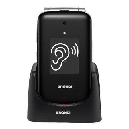 Brondi Amico Supervoice 7,11 cm (2.8'') Nero Telefono per anziani