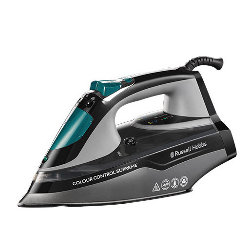 Russell Hobbs 25400-56 ferro da stiro Ferro a vapore Piastra in Ceramica 3100 W Nero, Verde, Grigio