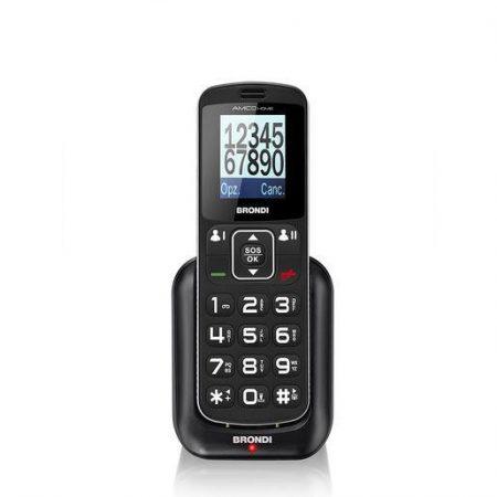 Brondi Amico Home 4,5 cm (1.77'') 90 g Nero Telefono di livello base