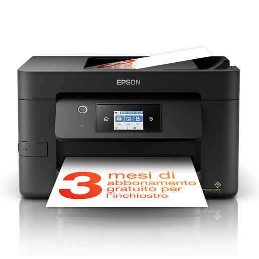 it-IT_WF-3825DWF Epson WorkForce Pro WF-3825DWF, stampante multifunzione A4 getto d'inchiostro (stampa, scansione, copia), Display LCD 6.8cm, WiFi Direct, 3 mesi inchi