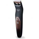 Beurer HR 6000 BodyGroomer Rasoio Uomo per Viso e Corpo con Doppia Lama Flessibile e Batteria Ricaricabile