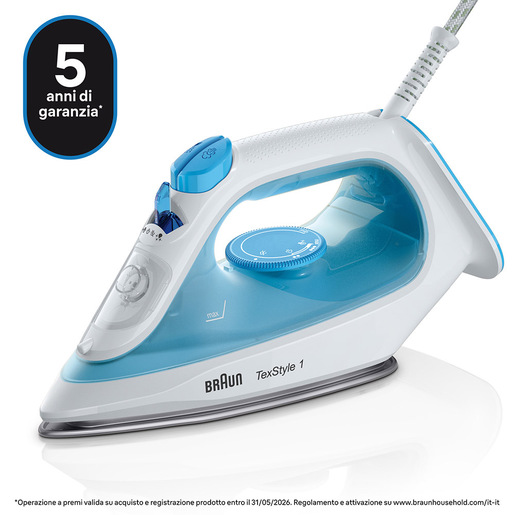 Braun TexStyle 1 12710000-SI1050BL Ferro a vapore