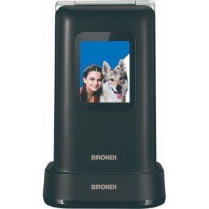 Brondi Amico Prezioso 4,5 cm (1.77”) Nero, Metallico Telefono cellulare basico