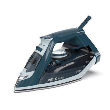 Imetec F-Light Ferro da Stiro a Vapore, Leggero, Piastra Superscorrevole con Rivestimento Glide Ceramic, Colpo vapore 150g, Doppia Protezione anticalc