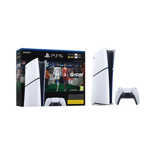 Offerta Black Friday Unieuro: PS5 Digital Edition con FC 26 a 349,90 euro 1 Sony PS5 Digital - EA Sports FC 26 Bundle 825 GB Wi-Fi Nero, Bianco