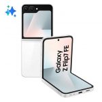 Samsung Galaxy Z Flip7 FE Smartphone AI, RAM 8GB, 256GB, Display 3,4'' Super AMOLED/6,7'' Dynamic AMOLED 2X, Fotocamera 50MP, White
